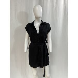 Reformation 'Refscale' Black Aero Linen Dress Size XS